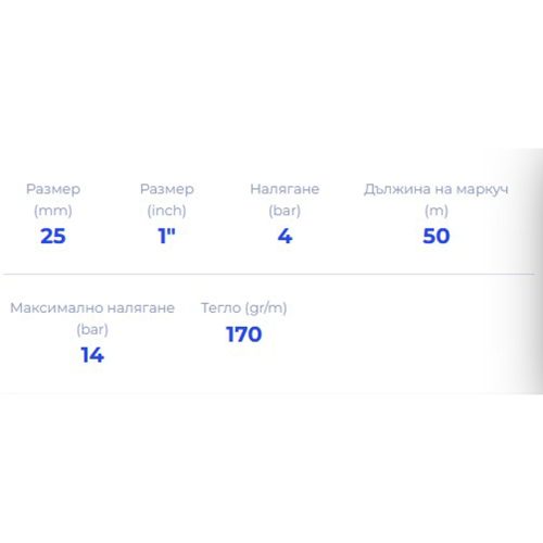 Двуслойни pvc плоски маркучи, зелен, 4 бара, 76мм, 50мl 204n02550 07650