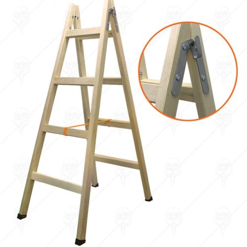 Вал стълба дървена 2.50 м-7 стъпала 41398