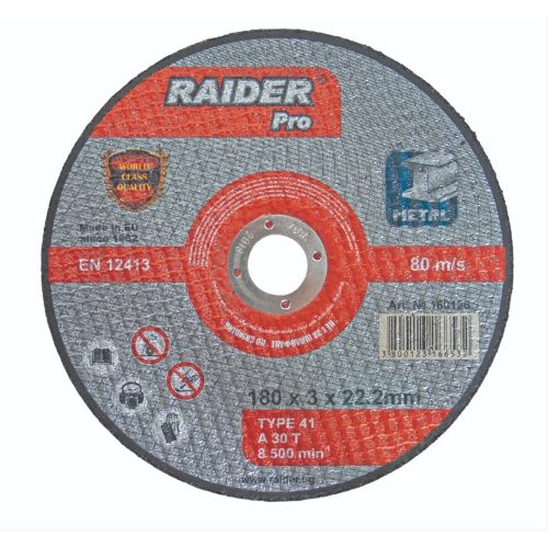 Диск за метал 230 х 3 х 22.2mm RDP Raider 160128