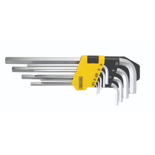 Шестограми 1.5-10mm к-т 9бр дълги CR-V Topmaster Professional ТМР 390118