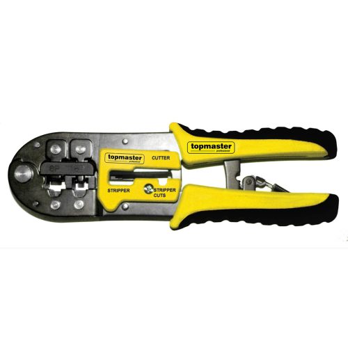 Клещи кримпващи за тел. и комп. конектори Topmaster Professional TMP 211901