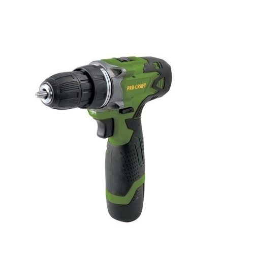 Винтоверт Акумулаторен PROCRAFT PA12Li,  2 батерии 12V, 1.5Ah, 1200 об/мин, 2 работни скорости