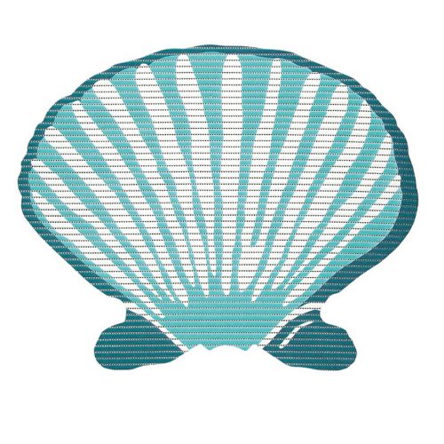 Постелка за баня ф67 Мида тюркоаз 50177703