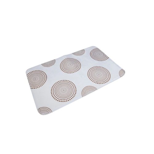 Постелка за баня Inter Ceramic ICSC 203W BM, 50 x 80 см, Полиестер, С мотиви, Цвят бял