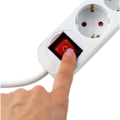 Разклонител С Ключ 4 Гнезда +2х Usb /а+с/ Muhler Кетен 1006183