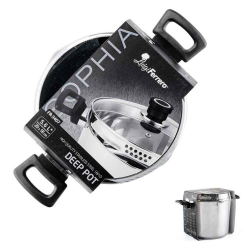 Тенджера дълбока Luigi Ferrero Sophia FR-3407 20x18cm, 5.6L