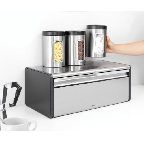 Кутия За Хляб Brabantia Fall Front Matt Black 107836