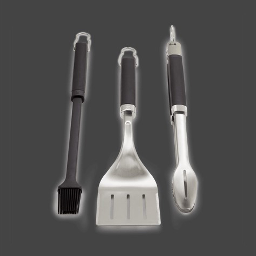 0000019843.jpg Комплект 3 бр.Прибори за барбекю Росима weber new /6764