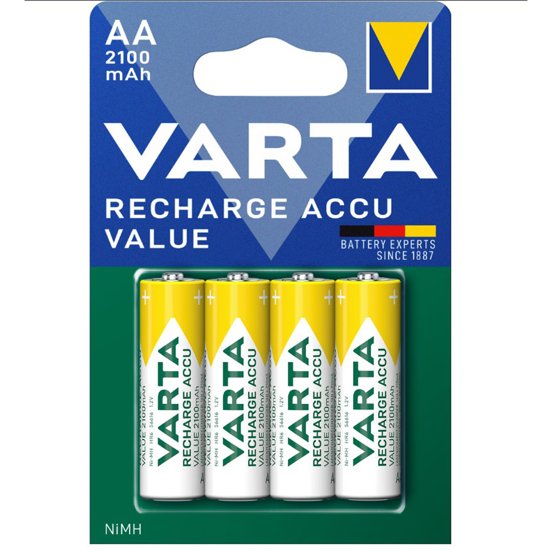 0000019891.jpg Батерия VARTA POWER ACCU 2100 mAh AA 3+1БР. *36419 070512