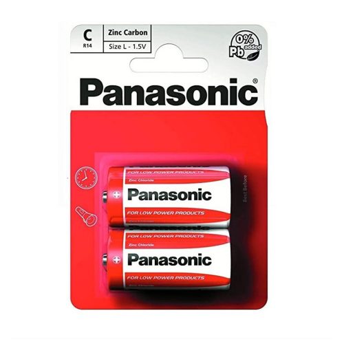 БАТЕРИЯ 2 БР PAN R14RZ 1.5V 0500114 АМ