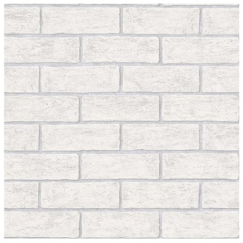 Тапет Пролет Бели Тухли Сиво 10120027-10