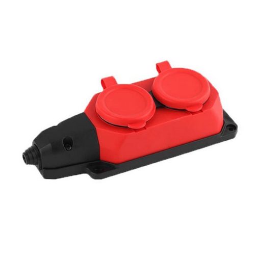 РАЗКЛОНИТЕЛ БЕЗ КАБЕЛ 2 ГНЕЗДА-ЧЕРВЕН/ 8006660 ВИТО