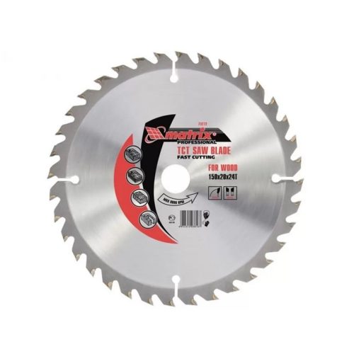 Диск за циркуляр за дърво, 190х20mm, z=48, преходна втулка 16/20,MTX 732199