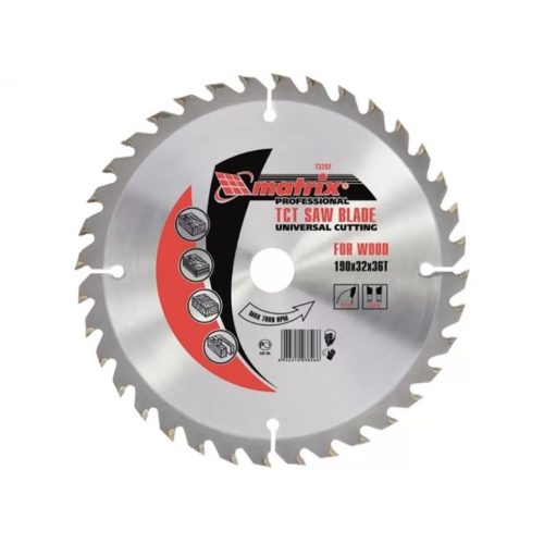 Диск за циркуляр за дърво, 200х32mm, z=60, преходна втулка 30/32, 732649, MTX 732649