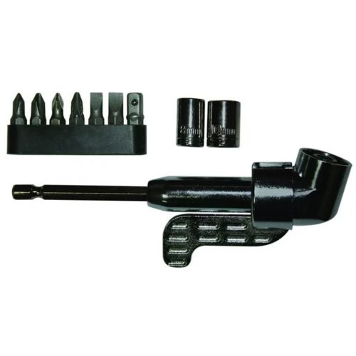 Държач за винтоверт ъглов с накрайници к-кт 10 части, BOLTER XG53667