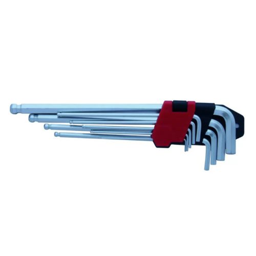 Шестограми Bolter Г-образни за работа под ъгъл Extra Long CR.V. к-кт 9 бр.