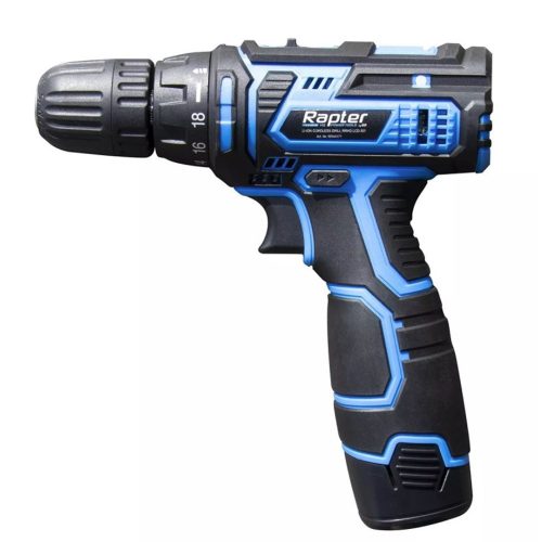 Бормашина акумулаторна двускоростна RAPTOR RRHQ LCD-301 12V Li-Ion, 1300mAh,