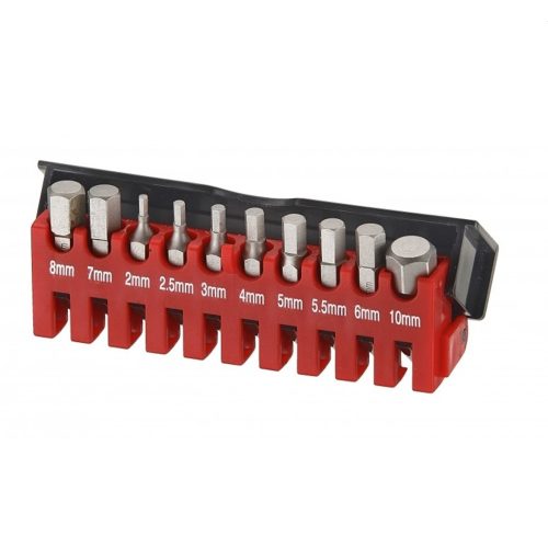 Накрайници шестограми 1/4" комплект 10 ч. FORCE Tools JN62857