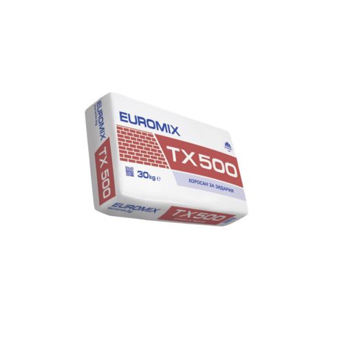 ЕВРОМИКС ЛЕПИЛО ТХ 500/зидарски р-р/30 кг/бр 48БР/ПАЛЕТ