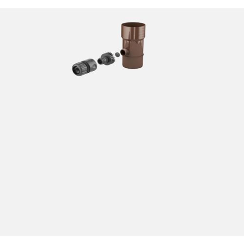 Колtекор с отвор за събиране на дъжд.вода ф90 кафяв bryza