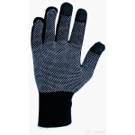 РЪКАВИЦИ ПАМУК И ЛИКРА PVC ТОЧКИ ЧЕРНИ LEON 9