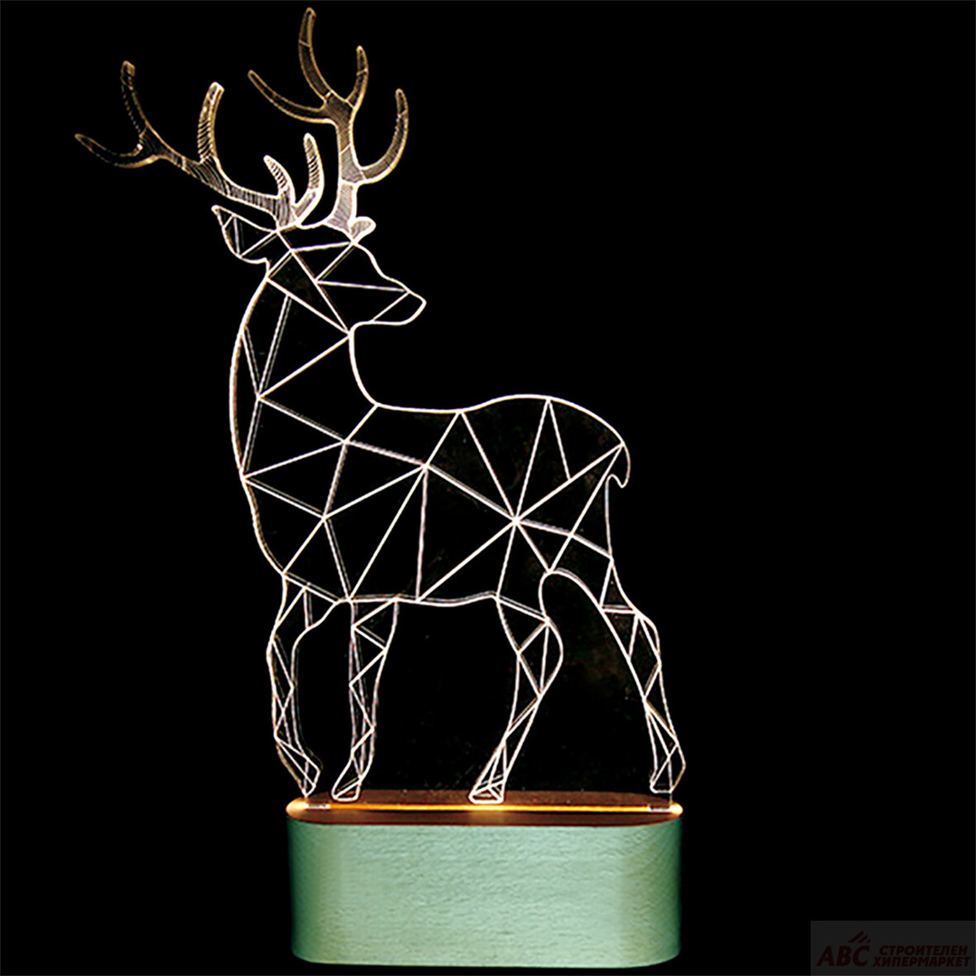 LED ОСВЕТИТЕЛНО ТЯЛО ЕЛЕН GS-917233 LED Осветително Тяло Елен GAUSS GS-917233