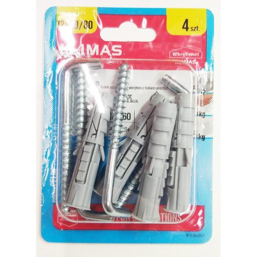 ДЮБЕЛ ЗА БЕТОН + L - КУКА 12х60/WM/BP-12 191521260-1