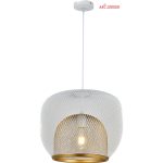 Осветително Тяло Абажур - GAUSS GS-619857 41x41x34см 1ХЕ27 БЯЛО+МЕД 1 0000022911.jpg