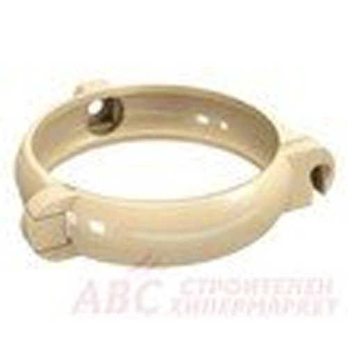 Скоба за тръба ф80 бял