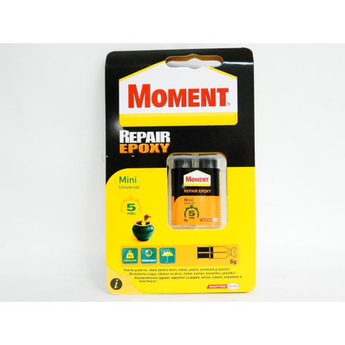 Универсално епоксидно двукомпонентно лепило Henkel Moment Repair Epoxy, 6 мл