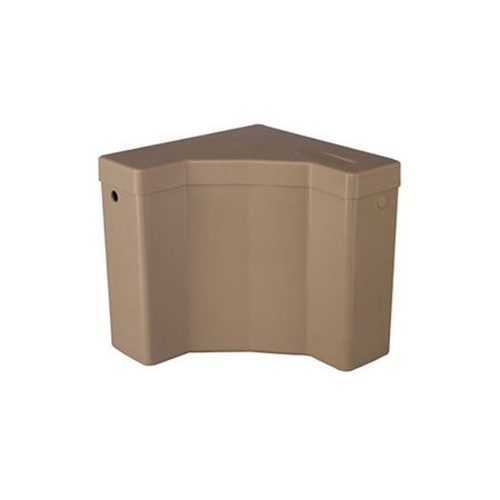 Ъглово тоалетно казанче Санитапласт - бежово 3505003