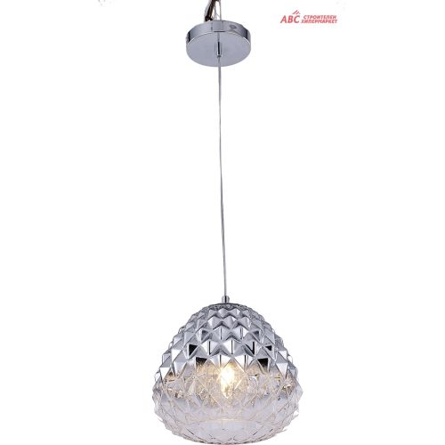 Осветително Тяло Абажур - GAUSS GS-619884 32x32x35см 1ХЕ27 ШИШАРКА СРЕБРО