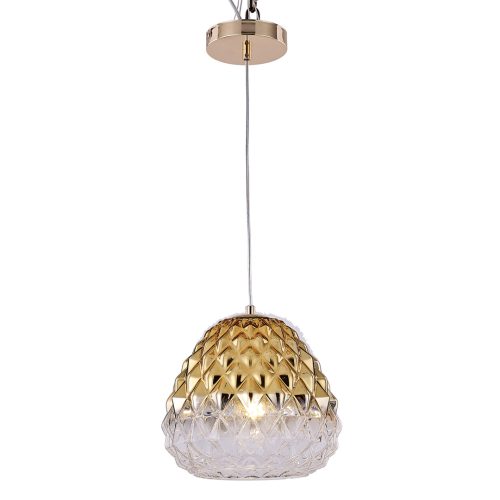 Осветително Тяло Абажур - GAUSS GS-619883 32x32x35см 1ХЕ27 ШИШАРКА ЗЛАТО