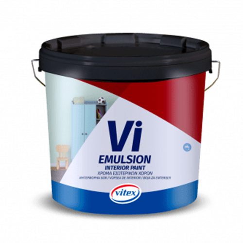 Интериорна дишаща боя Vitex Vi бяла 3л Vi Emulsion