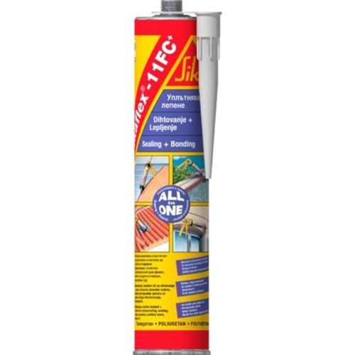 Лепило уплътнително Sika полиуретаново 300 мл, бяло, Sikaflex-11 FC