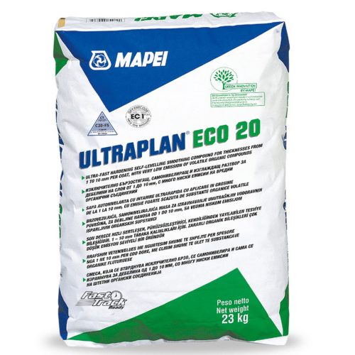 Саморазливна замазка Мапей Ultraplan Eco 20, торба 23 кг