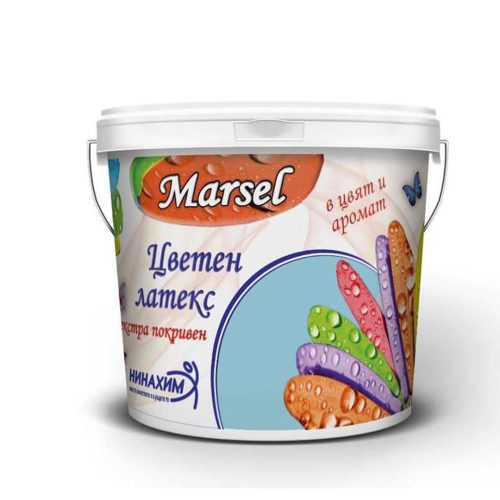 Цветен латекс екстра покривен липа 5 кг MARSEL