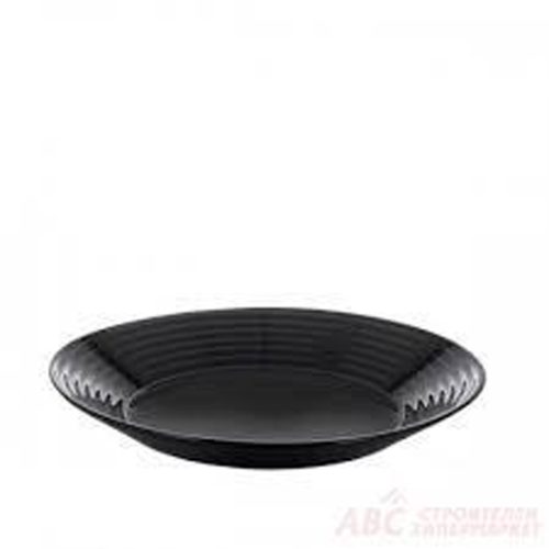 Дълбока чиния 23см Luminarc Harena черна - 6 броя