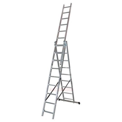 Алуминиева професионална трираменна стълба 3х11 656 АРОН AL-CP 311