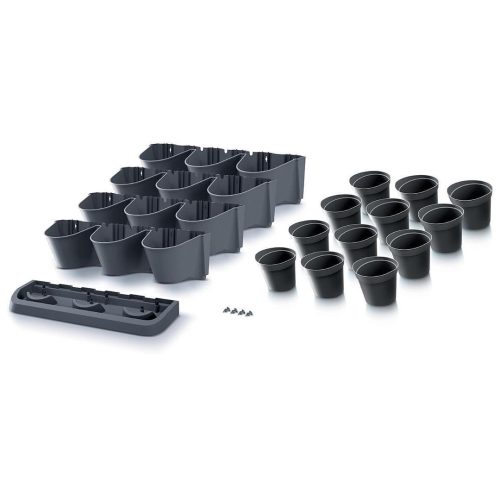 Мини вертикална градина антрацит 1016997 Брико