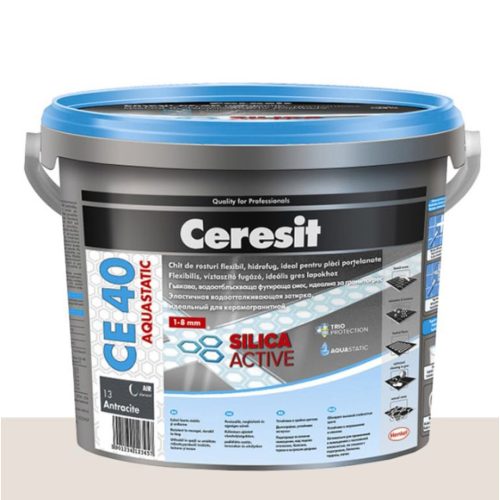 Фугираща водоотблъскваща  смес Ceresit CE 40 Aquastatic пергамон 2кг