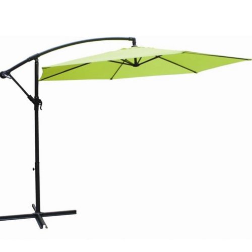 Градински чадър лале метален стойка с мех Tlb017-300-6 l green/360938