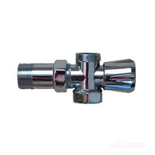 Перален кран с удължител 3/4"х3/4"х3/4"