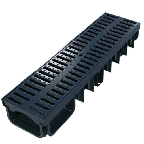 Канал xdrain 130/50 с пластмасова решетка 0,5м