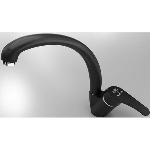 Стоящ смесител за кухня FAT 08910 черен металик