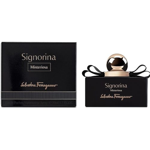 Комплект  парфюмна вода + 50мл лосион за тяло Ferragamo Signorina Misteriosa EDP 100ML + BL 50ML + POCHE/