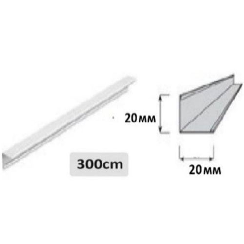 Профил за окачен таван L 3 М окрайчващ