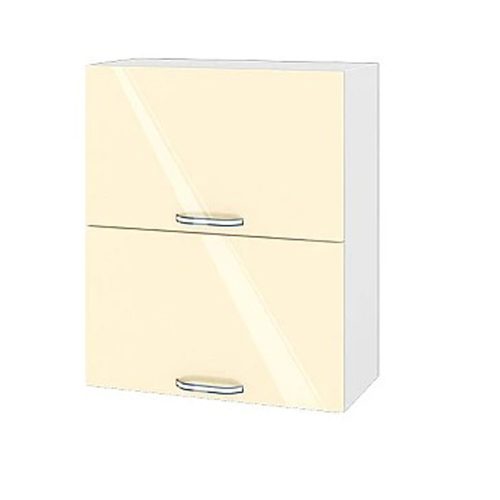 Шкаф БФ бежово гланц  05-011 ИРИМ