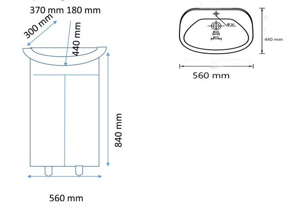 0000026860.jpg Мебели за баня База С Умивалник Forma Vita Perla от PVC