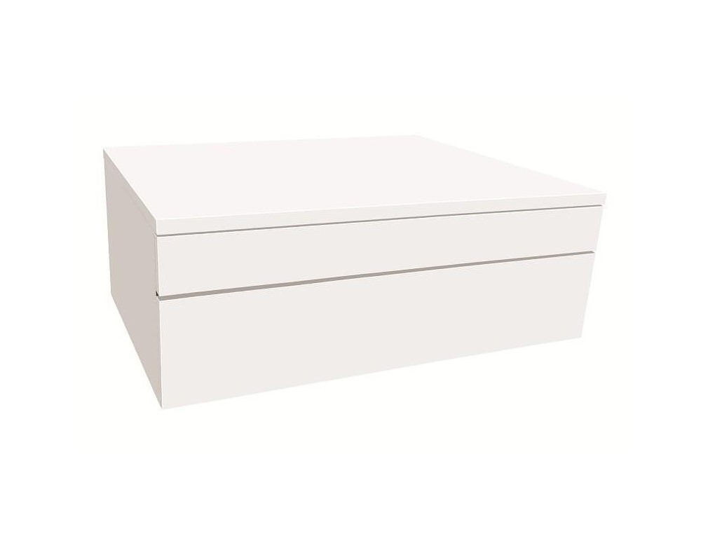 0000027055.jpg Плот за баня 6020 - 60 x 46 x 8+12 cm, бял